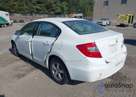 2012 Honda Civic Natural Gas из США, поврежденный, VIN 19XFB5F55CE000222